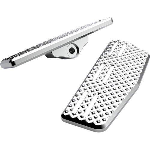 LA Choppers #LA-P101-01C - Mini Floorboards - Driver - Chrome