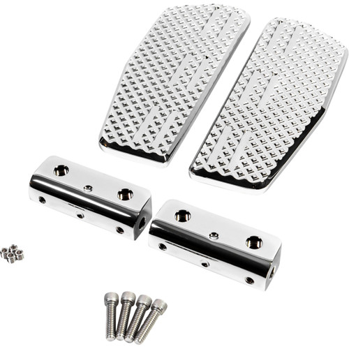LA Choppers #LA-P101-03C - Mini Floorboards - Passenger - Chrome