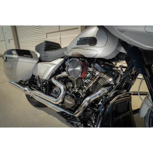 Feuling Parts #5443 - BA Air Cleaner Kit - Black with Red Filter - Twin Cam