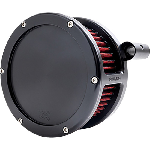 Feuling Parts #5463 - BA Air Cleaner Kit - Black with Red Filter - '93-'99 Evolution Big Twin