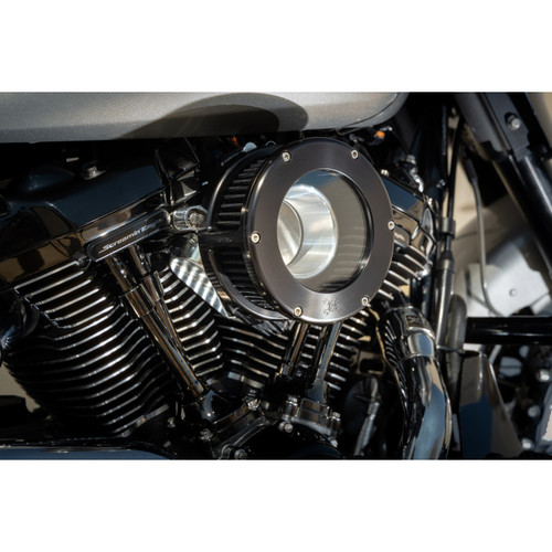 Feuling Parts #5554 - BA Air Cleaner Kit - Black/Clear with Black Filter - '08-'16 Touring TBW