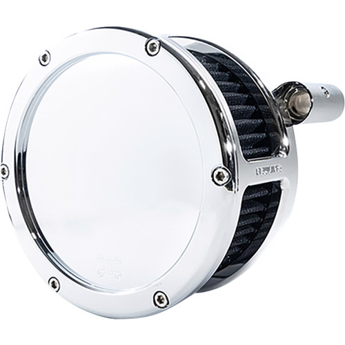 Feuling Parts #5547 - BA Air Cleaner Kit - Chrome with Black Filter - Twin Cam