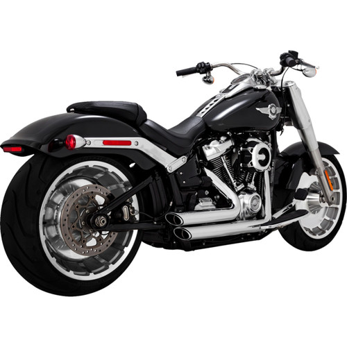 Vance & Hines #17335-22 - Shortshots Staggered Exhaust System - Chrome
