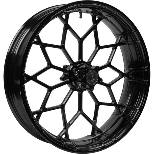 Arlen Ness #91.651 - Wheel - Fat Factory - Forged - Front - Black - 21x5.5