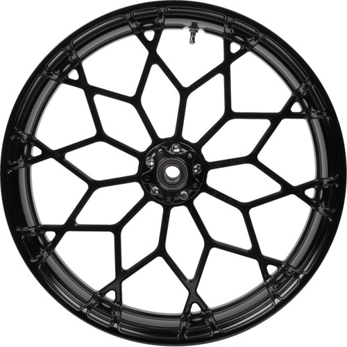 Arlen Ness #91.651 - Wheel - Fat Factory - Forged - Front - Black - 21x5.5