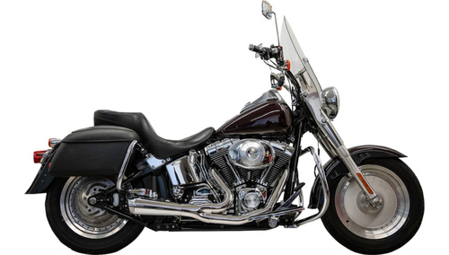 Bassani Xhaust 2-into-1 Ripper Exhaust System - Short - Chrome - Twin Cam Softails Bassani Xhaust 2-into-1 Ripper Exhaust System - Short - Chrome - Twin Cam Softails
