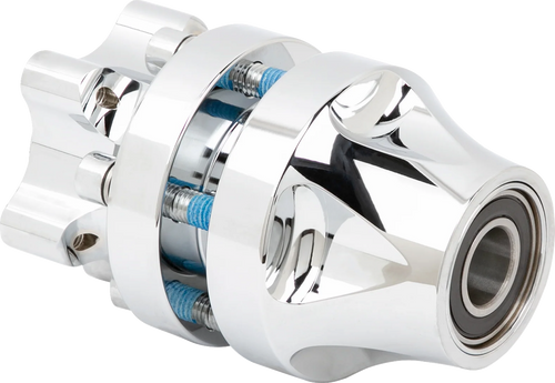 Arlen Ness #71-653 Front Hub - Cartridge - Chrome - Kit - Softail Low Rider S/ST/El Diablo