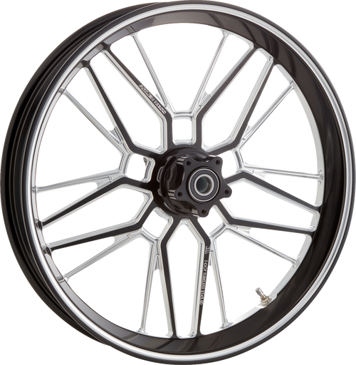 Arlen Ness #330-025 Rim - Split-Spoke - Black/Contrast Cut - 21x3.5