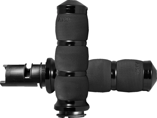 Avon Grip #AIR-90-ANO-F24 - 3-Ring Air Cushioned Grip - TBW - Anodized