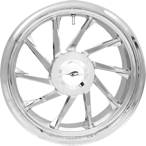 Coastal Moto #3D-HURL-187T-CH - Wheel - Hurricane 3D - Rear Left - Chrome - 18" - Trike
