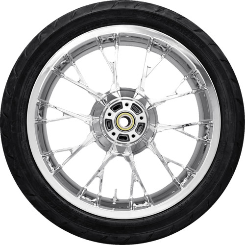 Coastal Moto #PKG-MAR185CH-ABST - Marlin Rear Wheel - Chrome (18") | Dunlop Tire (180/55B18)