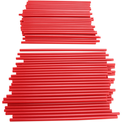 Emgo #16-26098 - Spoke Covers - Wheel Trim - Red - 80 Pack
