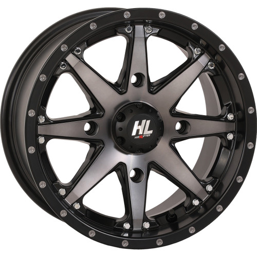 High Lifter #14HL10-1656 - Wheel - HL10 - Front/Rear - Matte Black/Smoke - 14x7 - 4/156 - 5+2 (+30 mm)