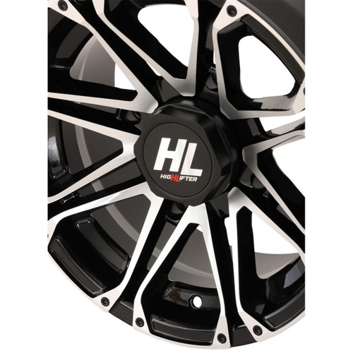 High Lifter #14HL03-1137 - Wheel - HL3 - Front/Rear - Gloss Black w/Machined - 14x7 - 4/137 - 4+3 (+10 mm)