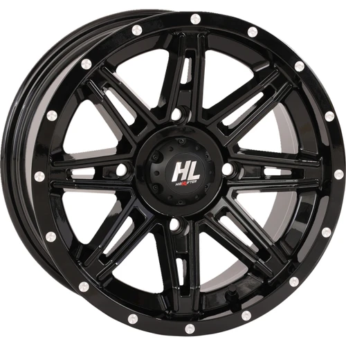 High Lifter #14HL22-1237 - Wheel - HL22 - Front/Rear - Gloss Black - 14x7 - 4/137 - 4+3 (+10 mm)