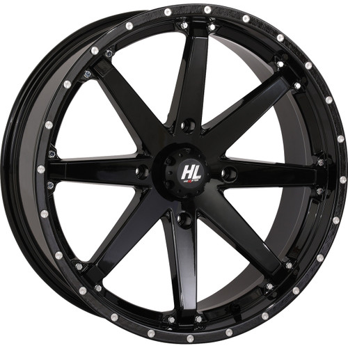 High Lifter #15HL10-1256 - Wheel - HL10 - Front/Rear - Gloss Black - 15x7 - 4/156 - 5+2 (+40 mm)
