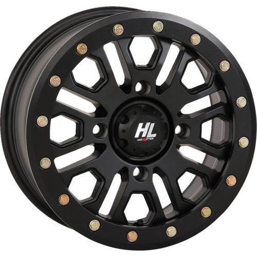 High Lifter #14HL23-1437 - Wheel - HL23 Beadlock - Front/Rear - Matte Black - 14x7 - 4/137 - 5+2 (+38 mm)