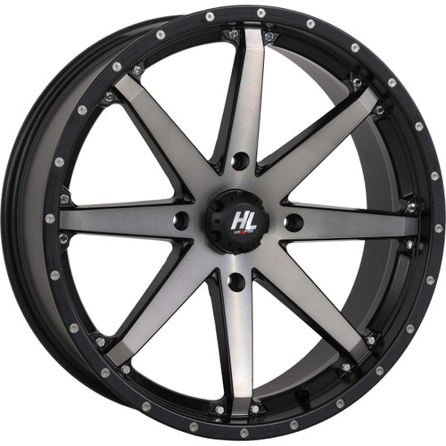 High Lifter #20HL10-1637 - Wheel - HL10 - Front/Rear - Matte Black/Smoke - 20x7 - 4/137 - 4+3 (+10 mm)