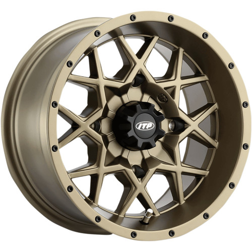 ITP #1428641729B - Wheel - Hurricane - Front/Rear - Bronze - 14x7 - 4/137 - 5+2