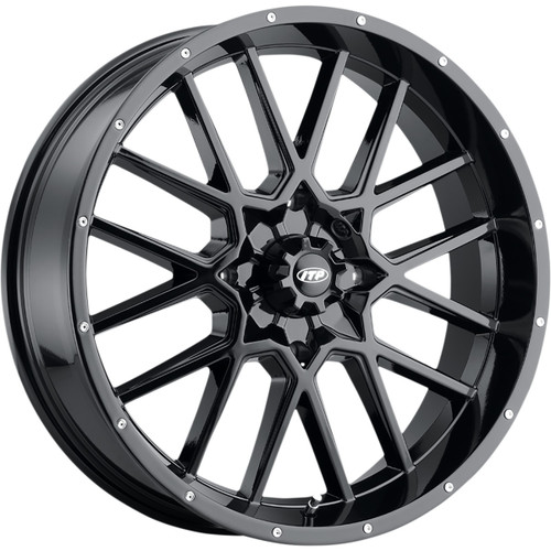 ITP #2022518705B - Wheel - Hurricane - Front/Rear - Black - 20x6.5 - 4/156 - 4+2.5 (+10 mm)