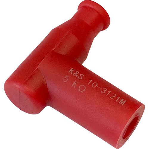 K&S Technologies #10-3121M - Spark Plug Cover - Resistor - 14 mm - Red
