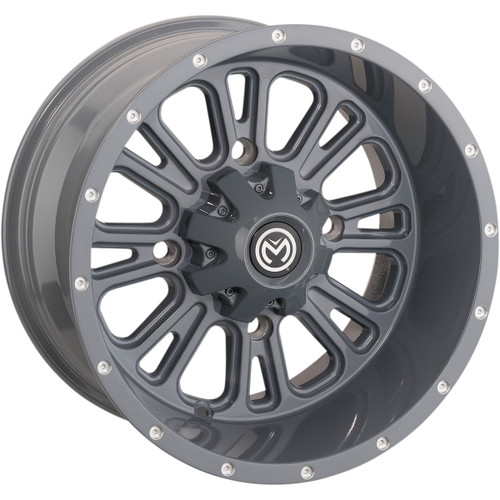 Moose Offroad - Wheel - 399X - Front - Gray - 14x7 - 4/156 - 4+3