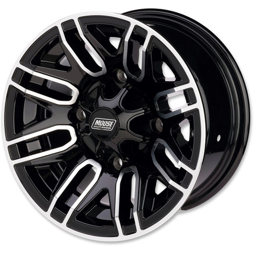 Moose Offroad - Wheel - 112X - Rear - Black - 12x8 - 4/136 - 4+4