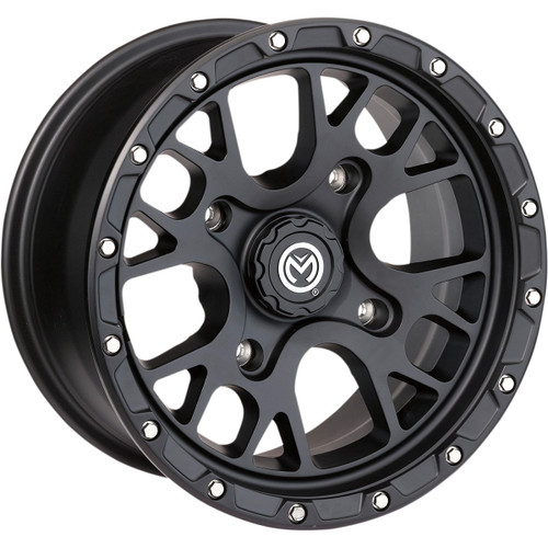 Moose Offroad - Wheel - 545X - Front/Rear - Black - 14x7 - 4/110 - 4+3
