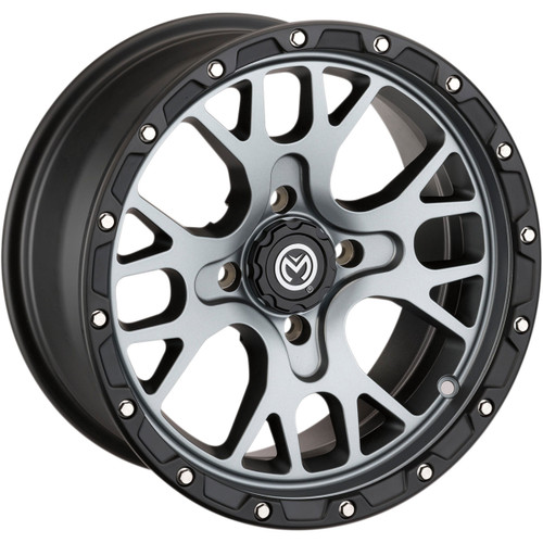 Moose Offroad - Wheel - 545X - Front/Rear - Gray - 14x7 - 4/156 - 4+3