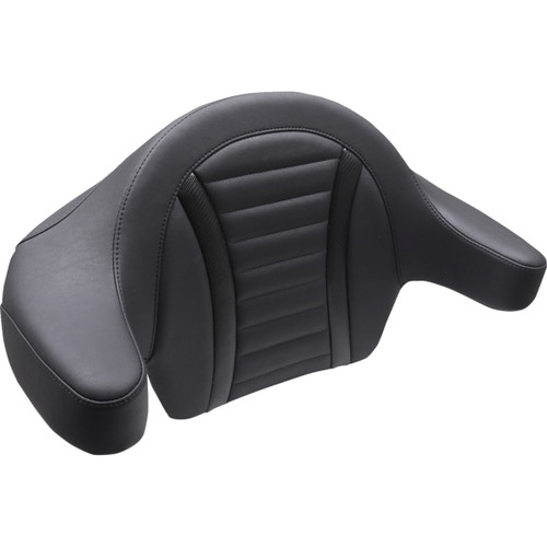 Mustang #88403 - Deluxe Extended Passenger Arm Backrest - Black - Touring