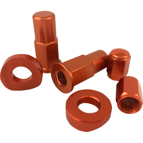 NO Toil #NTRK006 - Rim Lock Nut/Spacer - Kit - Orange