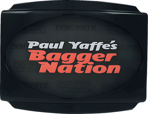 Bagger Nation #PYO:USLP3-B-23L - License Plate Frame - Black