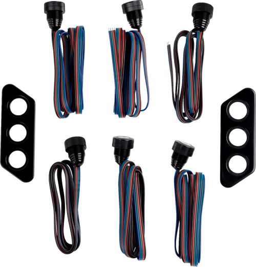 Bagger Nation #PYO:TSLP-B - Taillight Kit - Black