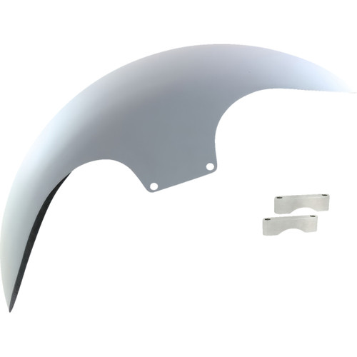 Paul Yaffe Bagger Nation #PYO:CAFE-19-13E-S-C - Cafe Front Fender - 19" - Satin Spacers