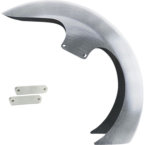 Paul Yaffe Bagger Nation #DEI-OEM-14L-S - DEI Front Fender - 16"-19" Wheel - With Satin Adapters - HD Touring