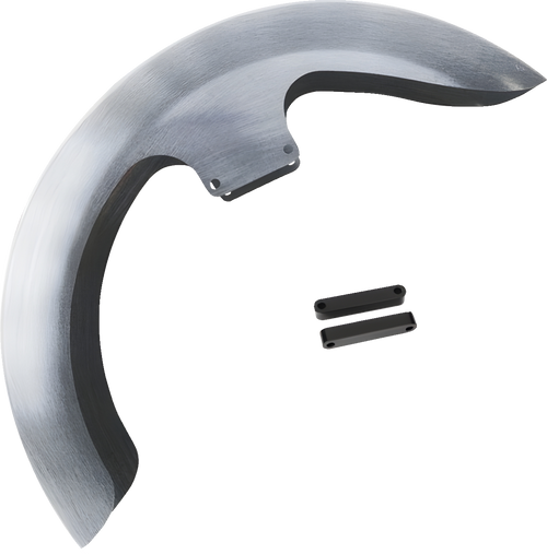 Bagger Nation #THICKY-OEM-23CVO-B - Thicky Front Fender - 19" Wheel - With Black Adapters - CVO Street Glide/Road Glide