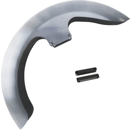 Paul Yaffe Bagger Nation #THICKY-OEM-23CVO-B - Thicky Front Fender - OEM 19" Wheel - With Black Adapters - HD Touring
