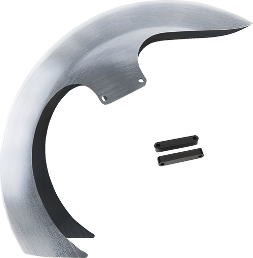 Bagger Nation #PYO:DEI-OEM-23CVO-B - DEI Front Fender - OEM - 19" Wheel - With Black Adapters