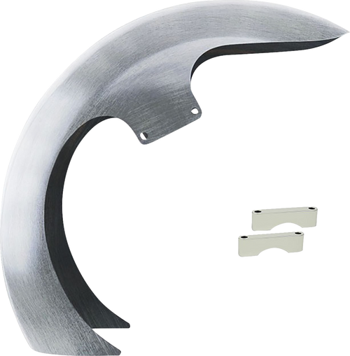 Bagger Nation #DEI26-13E-C - DEI Front Fender - 26" Wheel - With Chrome Adapters