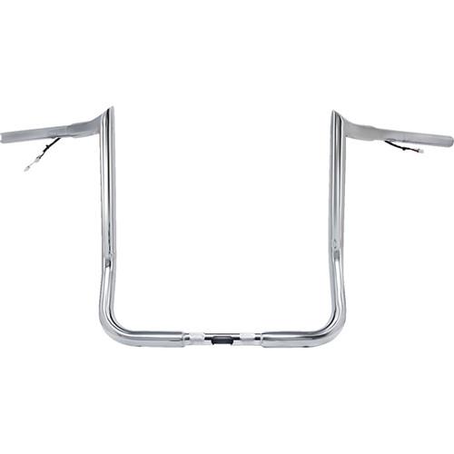 Paul Yaffe Bagger Nation #PYO:MBBPW-12 C - Pre-Wired Handlebar - Monkey Bar - 12" - Chrome