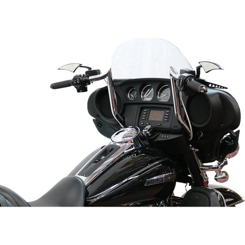 Paul Yaffe Bagger Nation #PYO:MBBPW-12 C - Pre-Wired Handlebar - Monkey Bar - 12" - Chrome