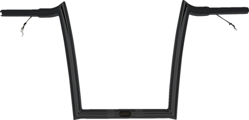 Bagger Nation #PYO:OEMPW-15L-12 B - Pre-Wired Handlebar - OEM - 12" - Black