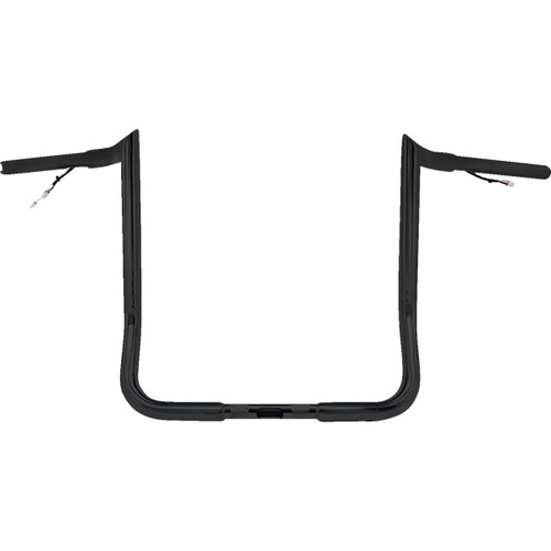 Paul Yaffe Bagger Nation #PYO:MBBPW-12 B - Pre-Wired Handlebar - Monkey Bar - 12" - Black