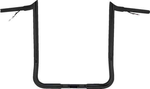 Bagger Nation #PYO:MBBPW-14 B - Pre-Wired Handlebar - Monkey Bar - 14" - Black