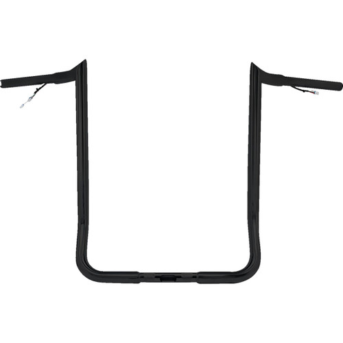Paul Yaffe Bagger Nation #PYO:MBBPW-16 B - Pre-Wired Handlebar - Monkey Bar - 16" - Black