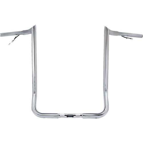 Paul Yaffe Bagger Nation #PYO:MBBPW-16 C - Pre-Wired Handlebar - Monkey Bar - 16" - Chrome