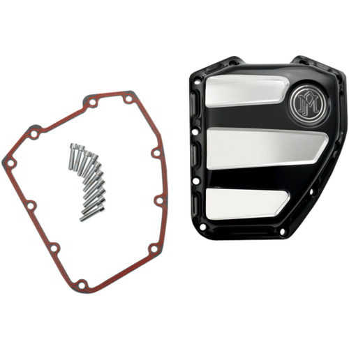 Performance Machine (PM) #0177-2020-BMP - Cam Cover - Scalloped - Platinum Cut - Twin Cam