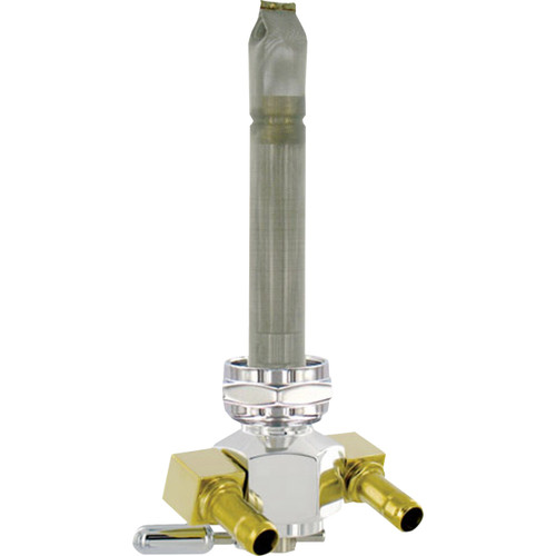 Pingel #3311-D-AH - Power Flo™ Fuel Valve - 22 mm - Hex - 90° - Aluminum
