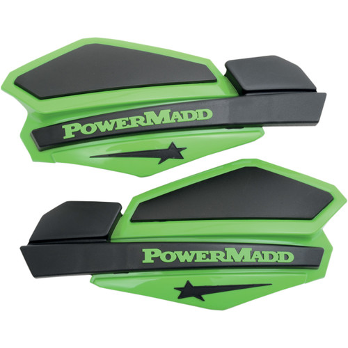Powermadd #34203 - Star Series Handguards - Green/Black