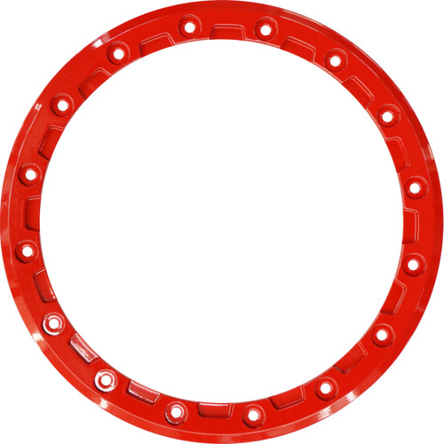 Raceline Wheels #RBL-15R-A93-RING-16 - Beadlock Ring - Replacement/Wheel - Podium - 15" - Red